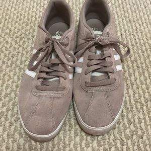 Adidas brown velvet sneaker